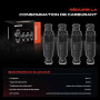 Frankberg 4x Buse d'injecteur de carburant 01F002A | Compatible avec: Xsara N1, berline 206, 306 7B N3 N5, Berlingo/Berlingo Pre