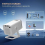 Mini Portable Vidéoprojecteur Compatible 4K, Video Projecteur Contrôle App | Android 14 Smart Rétroprojecteur, Auto Keystone Cou
