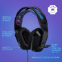 Logitech G G335, casque gaming filaire avec microphone rétractable | Prise audio 3,5 mm, oreillettes à mémoire de forme, léger,