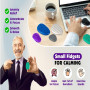 12 Pièces Fidget Toys Pierre Sensorielle, Fidget Toys Sensory Stone en Silicone, Jouets Apaisants pour Enfants Pierres préoccupa
