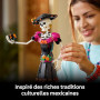 LEGO Ideas La Catrina - Set de Construction pour Adulte - Maquette avec Figurine de Squelette, Fleurs Artificielles & Papillons