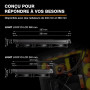 be quiet! Light Loop IO LCD 360mm Black Système De Refroidissement Liquide | 3 Ventilateurs Light Wings LX PWM High-Speed ARGB, 