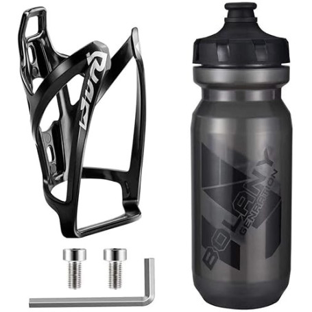OSIGEI Porte Bidon de Vélo avec Gourde 610ML, Bidon de Sport de Haute Qualité sans BPA Convient Aux/VTT/de Route,Porte Gourde In
