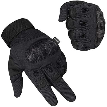 Unigear Gants Moto Homologués CE Unisexe Tactiles Respirants Mi-Saison | Antidérapants, protection pour scooter, vélo et motocro