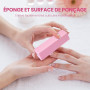 Lot de 10 Bloc Polissoir Ongles, Lime de Polissoir a Ongle Professionnelle pour Poncer Les Ongles en Acrylique ou Gel Naturel, 4