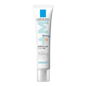 La Roche-Posay, Effaclar Duo+M, Soin Teinté Anti-Imperfections, Peau à Tendance Acnéique, Triple Correction Boutons, Points Noir