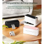 Étiquettes Rondes Transparentes Phomemo 2", 500Pcs, Compatibles avec MUNBYN | Étiquettes Thermiques Autocollantes, Imperméables,