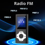 32Go Portable Lecteur Musical MP3 Sport sans Perte HiFi, Radio FM, Enregistreur Vocal, Vidéo, E-Book, pour Courir, 18 Heures de 