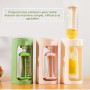 PandaEar Station de Remplissage pour Purées Bébé, Machine de Remplissage de Pochettes Alimentaires avec 10 Pochettes, Station de