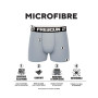 FREEGUN Caleçon Boxer Homme Sport, Lot de 3 | Homme, Coupe Ajustée, Imprimés originaux, Sport, Ultra-doux, Respirant, Tissu exte