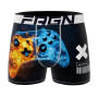 FREEGUN Caleçon Boxer Homme Sport, Lot de 3 | Homme, Coupe Ajustée, Imprimés originaux, Sport, Ultra-doux, Respirant, Tissu exte