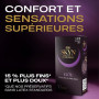 SKYN Elite: Lot de 10 Préservatifs Ultra-fins et Doux de taille Régulière | Sans latex Skynfeel pour Homme, Forme Droite et Liss