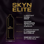 SKYN Elite: Lot de 10 Préservatifs Ultra-fins et Doux de taille Régulière | Sans latex Skynfeel pour Homme, Forme Droite et Liss
