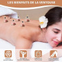 Kit de 18 Ventouses Thérapeutiques, ventouse massage anti-cellulite et relaxation musculaire，ventouse hijama comprenant aiguille