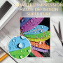 Evergreen Goods Papier Vinyle A4 Blanc Brillant Imperméable À L'eau | Papier Autocollant Stickers, 20 Feuilles, Imprimable Jet D