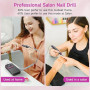 HALMAI Ponceuse pour ongles professionnelle, Lime à ongles portable en gel acrylique, Ponceuse à ongles sans fil rechargeable 40