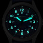 BERNY Montre en Titane pour Hommes Montres Automatiques Super Luminova 10ATM Étanche Homme Mécanique Analogique Montre-Bracelet