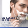 Gillette Lames de Rasoir Homme Proglide Power, Pack de 4 | en Acier Inoxydable, Cartouche Dotée de la Bande Lubrifiante x2, Long