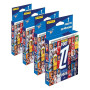Panini FOOT 2025-26 LIGUE 1 McDONALD'S Blister 7 pochettes de 7 stickers (Lot de 4)