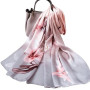 YZDKR Silk Long Scarf Women Natural Silk Satin Shawl Thin Spring Headband Scarves Real Silk Neckscarf pour Les Mariages, Les bal