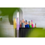 Idena 20133 - Crayons de peinture en 12 couleurs, crayons de couleur sans bois en forme de triangle ergonomique, emballés dans u