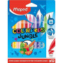 Maped Color Peps 845902 Lot de 12 feutres de coloriage Jungle