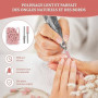 Version Mise à Niveau Sans Couture Embout Emeri 240, 100Pièces Mini Emeri 240, Embout Emeri, Bandes de Ponçage pour Ponceuse à O
