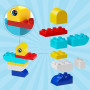 burgkidz Gros Blocs de Construction, 135 pièces Briques de Construction Créatives Classiques avec Boîte de Rangement, Jeux de Co