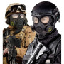 W WIDMANN MILANO Party Fashion - Masque à gaz, accessoire déguisement | Masque de costume noir pour les déguisements steampunk,