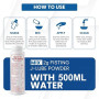 La poudre FISTING J-LUBE se mélange avec de l'eau, un flacon donne 60 l de lubrifiant, 300 g