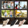 ZDQ Sandales Femme Été Confortable Orthopédique Chaussons Legere Chaussures Plate Claquettes Noir42