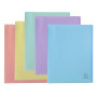 Exacompta - Réf. 88370E - Paquet de 5 protège-documents Chromaline Pastel - 30 pochettes cristal - 60 vues - pour A4 - dim 24 x