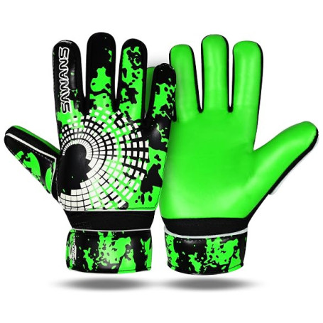 SAWANS Gants de gardien de but de football pour garçons, enfants, jeunes adultes, gants de gardien de but de football, gants de