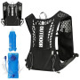 Gilet de Course pour Homme et Femme avec Poche à Eau de 2 l et Gourde de 500 ML - Sac à Dos d'hydratation Ultra léger et Respira