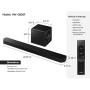 Samsung Barre de Son HW-Q800F/ZF 2025 Dolby Atmos sans Fil, Q-Symphony, 5.1.2 canaux, SpaceFit Sound Pro et Compatible avec Les