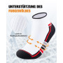 Chaussettes running homme, Chaussettes Sport Respirant,Chaussettes Basses Courte,Semelle en Tissu Éponge Coton, 6/10 Paires