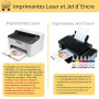 TransOurDream 10 Feuilles*A4 Papier Transfert pour Textile Noir&Foncé 3.0 | Compatible Imprimantes Jet d'Encre & Laser,Non Impre