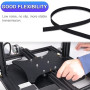 DAOKAI GT2 Courroie de Distribution Longueur 2M,Courroie de Distribution Ouverte pour Imprimante 3D Pas de 2mm 6mm de Large + 20