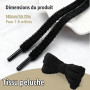 XIABYAYU Lacets En Peluche, 2 Paires Lacet Fluffy, 140CM Lacets Fluffy, Lacet Peluche, Convient Pour Les Chaussures De Loisirs,