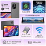 VELVDIVA Android 16 Tablette 11 Pouces Octa-Core 2.0GHz, 36Go RAM + 512Go ROM (2TB TF), 4G LTE/5G WiFi, Gemini AI, Widevine L1,