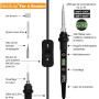 Fer à Souder Kit 80W Température Réglable 180-520°C Soudure Electronique | Electronique de Precision Interrupteur ON/OFF, 5 Cons