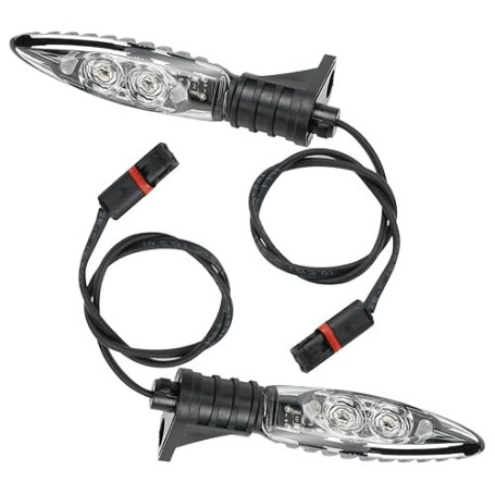 MangWany 2 Clignotants Moto pour S1000RR F800GS R1200GS F650GS | 2pacs voyants lumineux adaptés aux motos, 63138522499 Clignotan