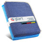 Glart 47TB Lot de 2 Chiffons Microfibre XXL 70×40 cm – séchage Voiture Doux et Absorbant – sans Peluches ni Rayures – Entretien 