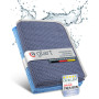 Glart 47TB Lot de 2 Chiffons Microfibre XXL 70×40 cm – séchage Voiture Doux et Absorbant – sans Peluches ni Rayures – Entretien 