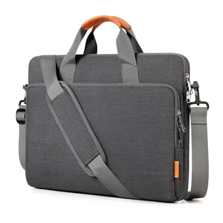 bagasin Sacoche Ordinateur Portable 15.6 17.3 14 13.3 Pouces Mallette Sac pc Tablette Ordinateur Sac à Bandoulière, Tissu Imperm