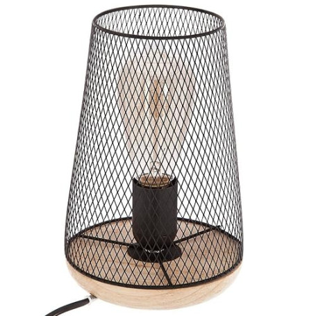 ATMOSPHERA CREATEUR D'INTERIEUR Lampe à Poser - Style Design - Métal-Coloris Noir
