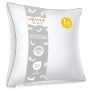Oreiller 60x60 Plumes et Duvet Confort Oreillers Hôtel Coussin de Sommeil | Oreiller Plume 60x60, Coussins Hotellerie Luxe, Ergo