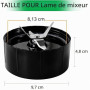 Blender Blade, Lame croisée Magic Bullet 250W, Pièces de Rechange de Lame, Remplacement du mélangeur, pièces de rechange de lame