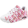 SKECHERS UNO-SPREAD THE LOVE WBL Blanc Femme Blanc