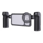 PGYTECH ProShot Kit Cage Vidéo pour Smartphone, Stabilisateur Professionnel pour Vlog en Aluminium avec Double Poignée à Libérat